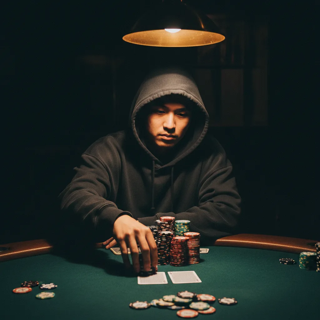 Poker Table with Short Stack